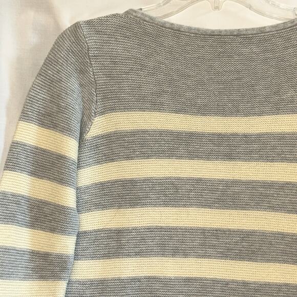 J Jill Striped Sweater Womens Petite Small Preppy Country Club Quiet Luxury - Picture 10 of 13